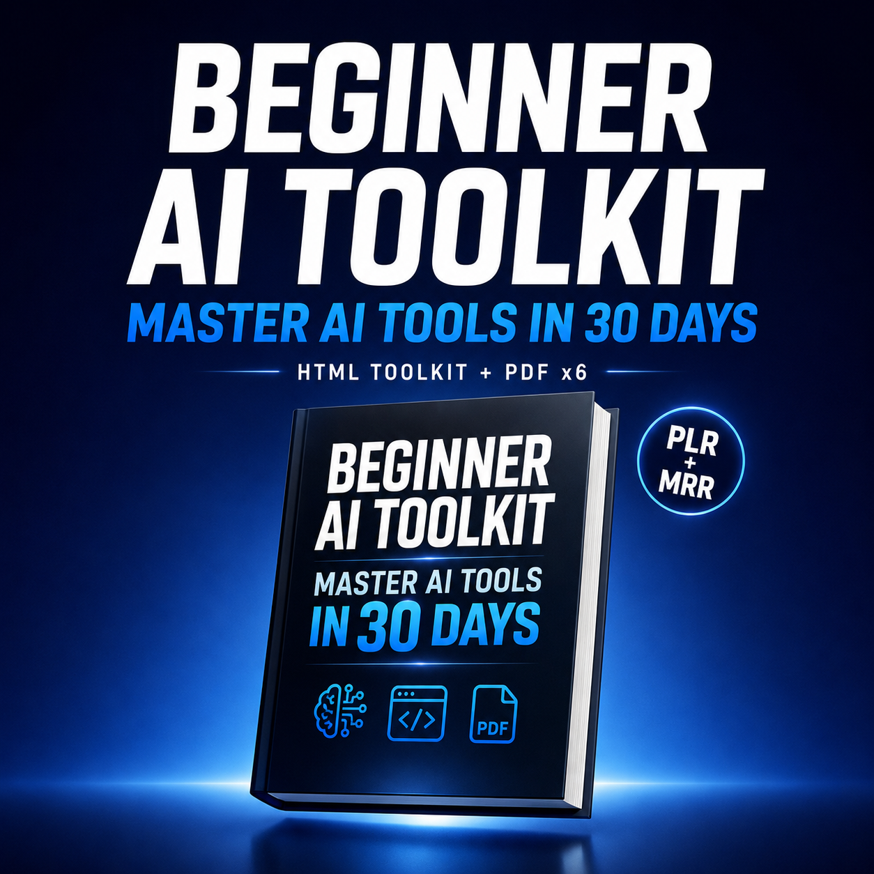 Beginner AI Toolkit | ChatGPT, Claude & AI Prompts | PLR Bundle